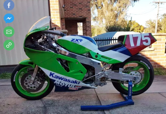 Kawasaki ZXR750 H2 racer